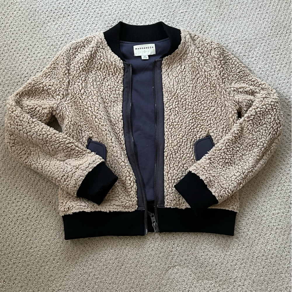 Anthropologie Marrakech Teddy bomber jacket